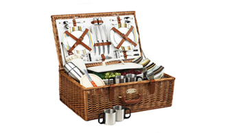 Dorset Basket for 4 w/coffee service 